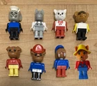Lego vintage fabuland 8 minifigures / minifigs for kykleinhe-0_