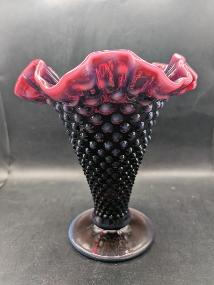 Fenton Plum Opalescent Hobnail for sale | eBay