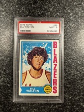 1974 Topps Bill Walton #39 RC PSA 9 Mint HOF Rookie