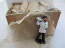 Original Factory box of 24 Barclay B284 HO Dining Car Stewards, Mint in Box