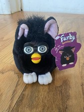 Vintage Furby Buddies 1999 Tiger Bean Bag Plush  Very Hungry  With Tag 