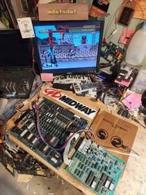 MORTAL KOMBAT 1 PCB JAMMA ARCADE BOARD TURBO NINJA 3.1 REV SET WORKING! MIDWAY