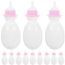 12Pcs Mini Doll Feeding Bottles for Fun Role Play Activities