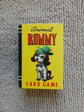 Vintage Miniature Peter Pan Rummy Cards Whitman No. 4120 Complete w/direction