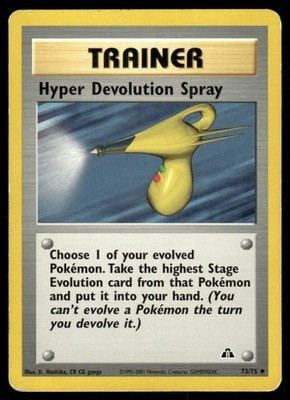 Pokemon Tcg Hyper Devolution Spray #73 Pokemon Neo Discovery MP