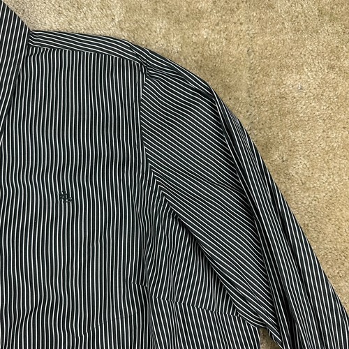 Lauren Ralph Lauren Womens Shirt 2X black Striped Long Sleeve Button Up Casual - Picture 6 of 16