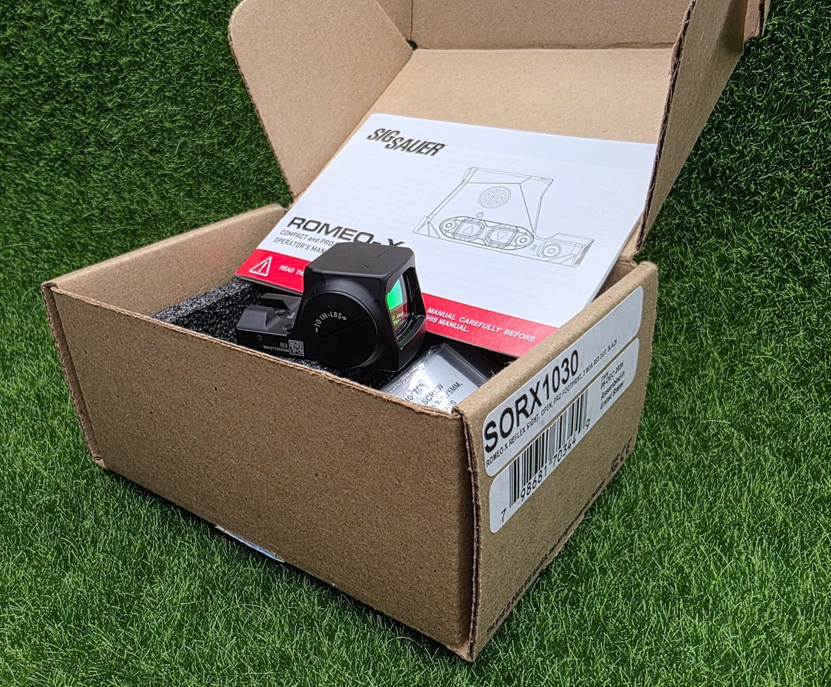 Sig Sauer #SORX1030 ROMEO-X PRO Open, 1x24mm, 3 MOA Red Dot Sight