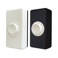 Eterna BPWB - Door Bell Push c/w White & Black Covers