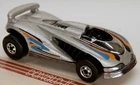 Hot Wheels Speed Shark Fantasy Racer Car Silver Vintage Blackwall Basic Wheels