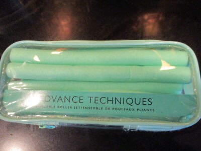 Avon Advanced Techniques 12 Green Bendable Roller Set Create Spiral Hair Curls
