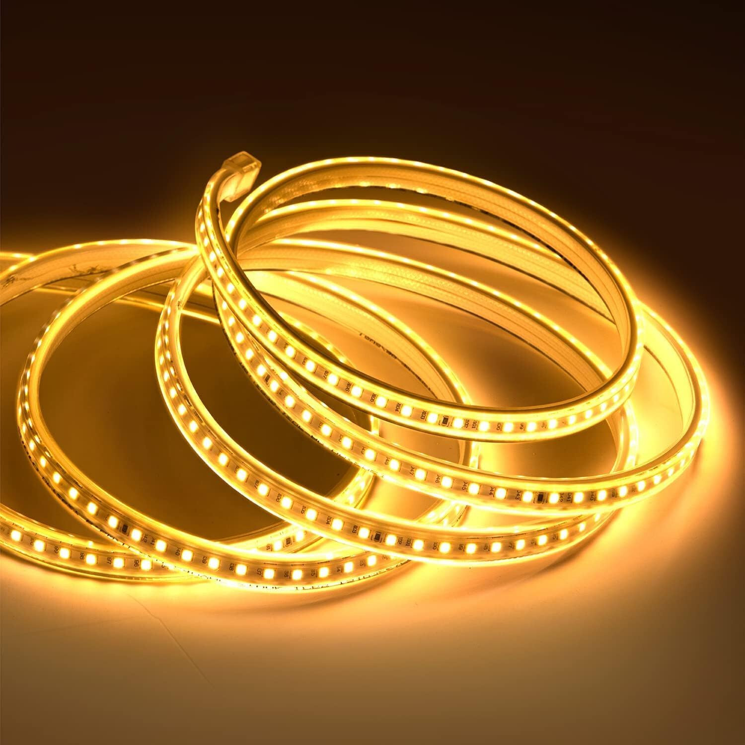 60 LED Strip Lights Waterproof Warm White 174ft