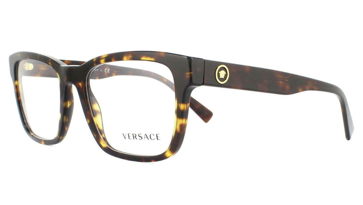 New VERSACE Rx-able Eyeglasses VE MOD. 3285 108 53-19 140 Tortoise