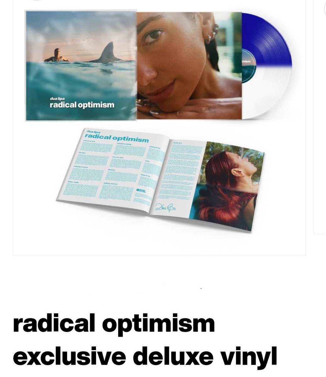 DUA LIPA radical optimism レコード　LP ピクチャー盤 Radical Optimism LP (Curacao Blue Vinyl) – Klub Płytowy