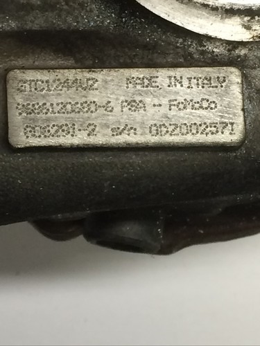 2010-2015 MAZDA 3 1.6 DIESEL TURBO CHARGER 9686120680-6 GTC1244VZ - Afbeelding 1 van 10