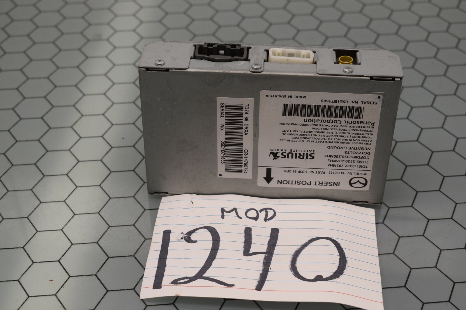2007-2014 Mazda CX-9 Radio Satellite Receiver Control Module Computer #1240-MOD 