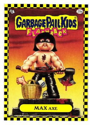 2010 GARBAGE PAIL KIDS FLASHBACK SERIES 1 PICK YOUR CARD YELLOW BASE STICKER GPK