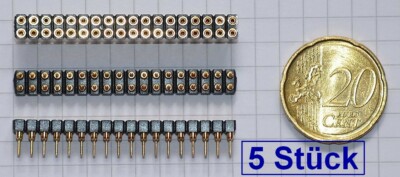 5x Buchsenleiste MK201/36G Stiftleiste Leiterkartensteckverbinder 0,80 /Stück