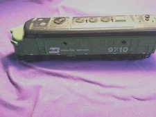 HO Scale Bachmann green F 7 Burlington Northern # 9710 UNTESTED POWERED