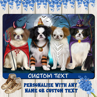 Japanese Chin Dog Floor Mat Personalized Anti-Slip Door Mat Indoor Outdoor NWT