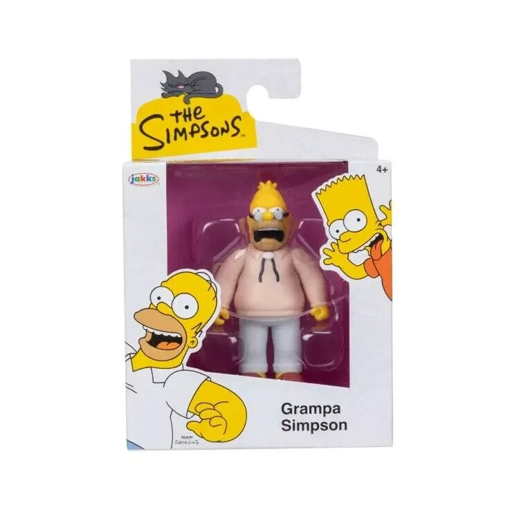 Jakks The Simpsons Grandpa, Millhouse & Bart-Krusty 2.5