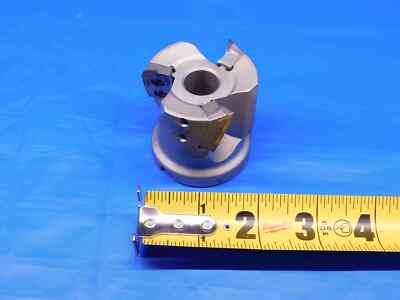 ISCAR 2'' O.D. 90 DEG FACE MILL HP F90AT D2.0-3-.75-22 3/4 PILOT 3 POCKETS 2.0