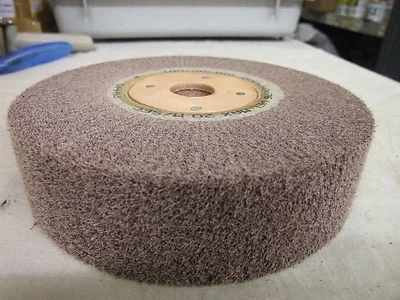 HERITAGE ABRASIVES LTD NON WOVEN FLAP WHEEL TAPER BORE 8" x 2" VARIOUS GRITS