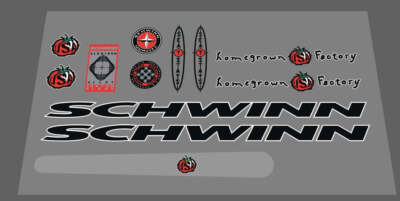 Schwinn Sweet Spot Aufkleber Set