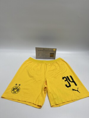 Matchworn Dortmund Trikothose getragen von Jacob Bruun Larsen 20.10.2018