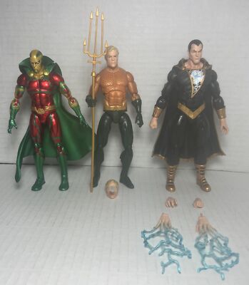 DC Icons Aquaman, Mister Miracle & Black Adam Loose Figure Bundle *SHIPS NOW*