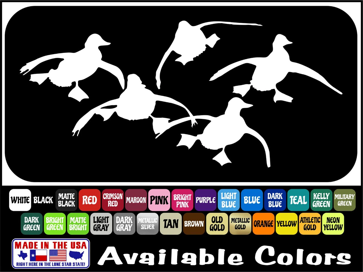 5010 Ducks Comin' at Ya' Duck Hunting Decal Waterfowl Window Sticker Duck  Hunting Accessories Truck Window Laptop Wall Sticker by Waterfowldecals ...