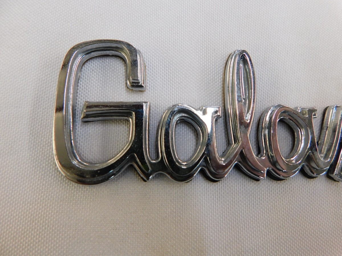 NOS OEM Ford 1970 Galaxie Trunk Emblem Deck Lid Script 500 Trim | eBay