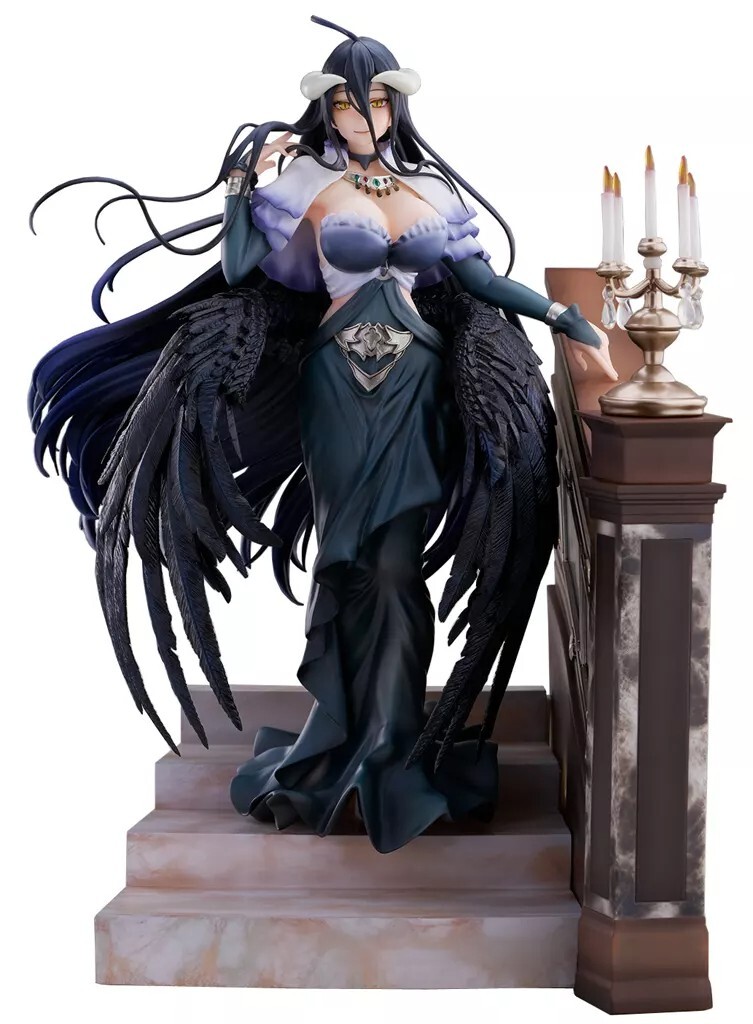 eStream Overlord Albedo Jet Black Dress Ver. 1/7 Figure SHIBUYA