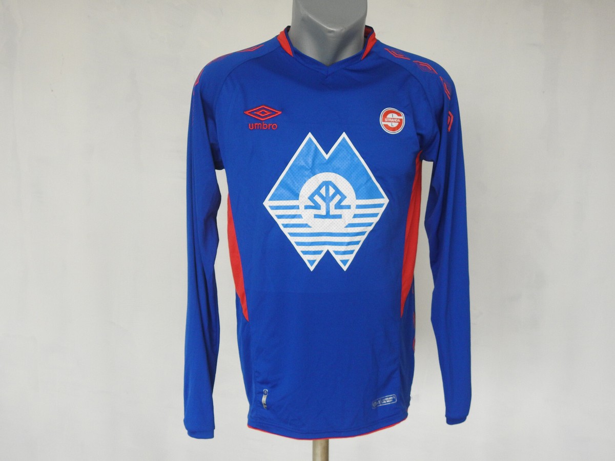 Stranda IL Idrottslag Home Jersey Umbro Blue Shirt Long Sleeve