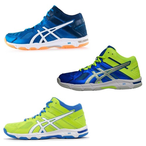 asics GEL BEYOND 5 MT scarpe pallavolo uomo donna volley alta blu gialla  B600N | eBay
