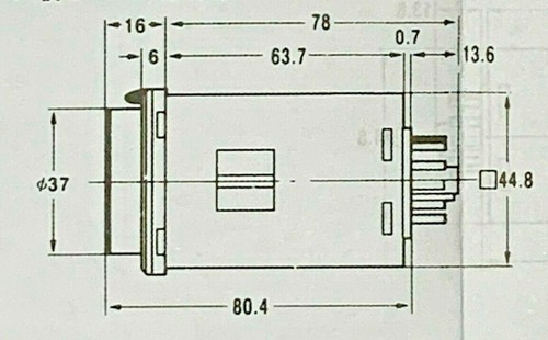 Relay H3BA -8H Timer Solid State 8 PINS 110VAC 5A 250VAC New with Socket - Picture 9 of 12