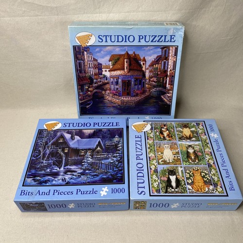 Lote de 15 rompecabezas 200 500 1000 piezas regalo de Navidad hobby sin marcar - Imagen 24 de 24
