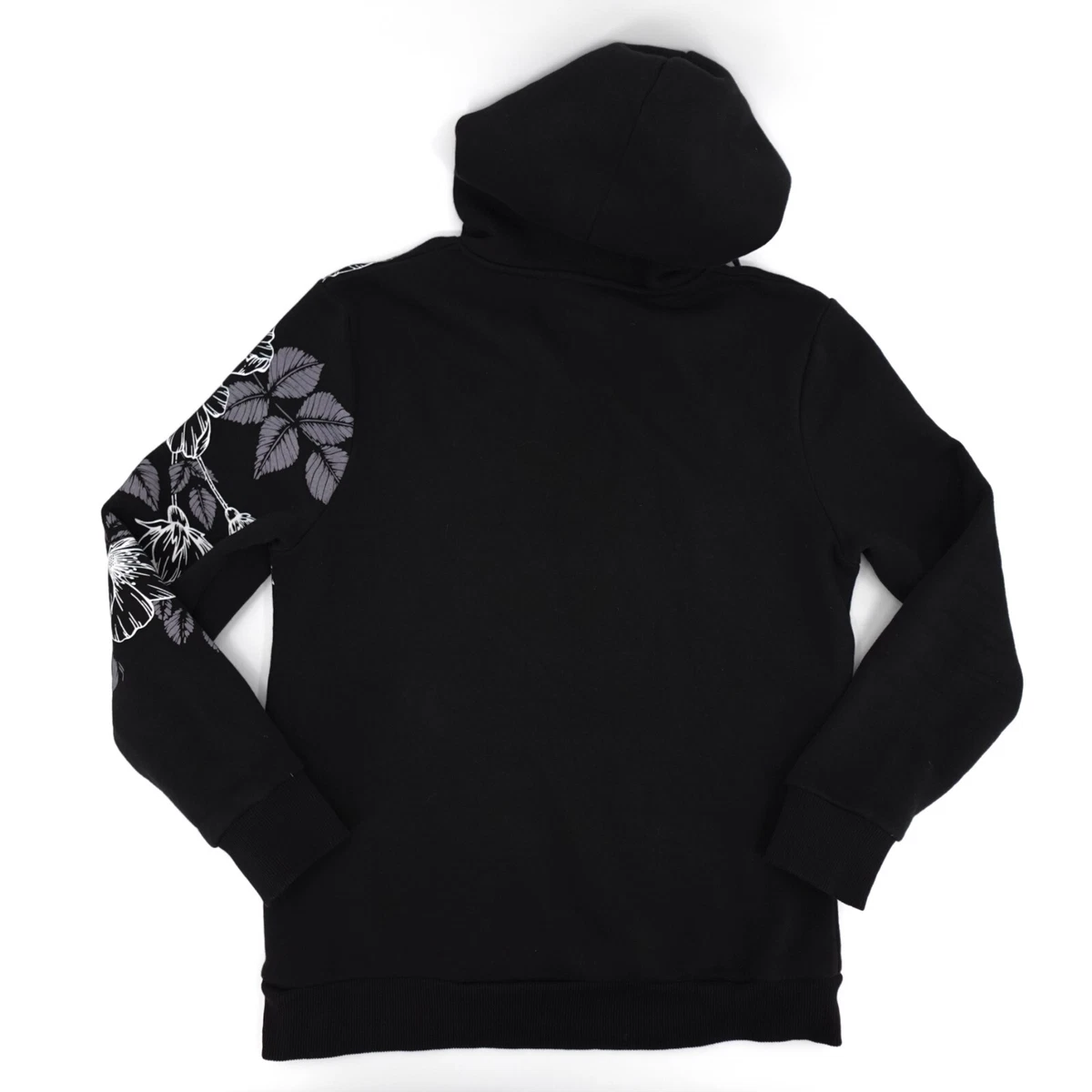 River Island Sweater Womens Medium Black Floral Grpahic PUllover