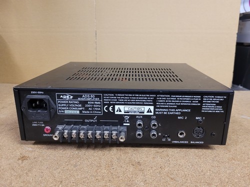 ADS Worldwide ADS 60 Mixer Verstärker - Bild 2 von 3