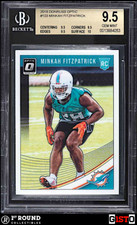 POP 1: Minkah Fitzpatrick RC BGS 9.5: 2018 Donruss Optic Rookie Card Gisto #103. rookie card picture