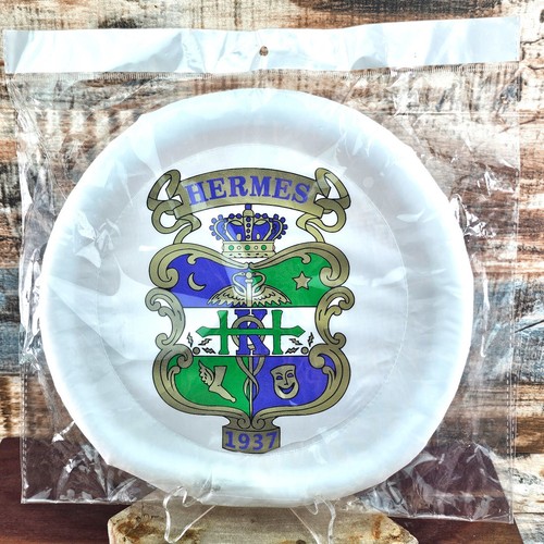 Krewe Of Hermes Crest Mardi Gras Throw Flashing Lights Frisbee Disc Parade NOLA - Picture 3 of 5