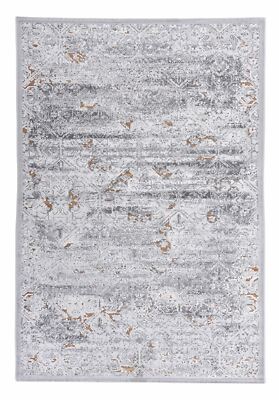 Silber Luxus Teppich | Seidenglanz | Designer Teppich | Gino Falcone Orelia