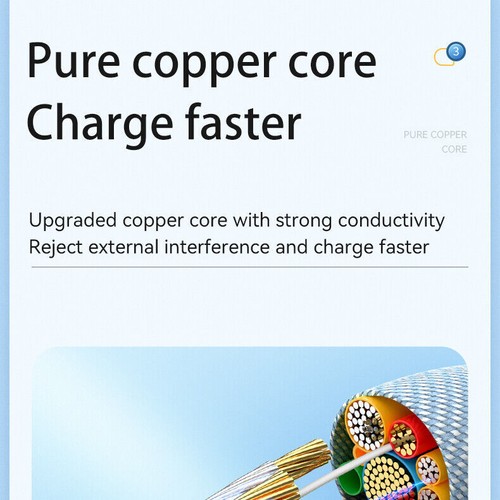 USB-C to USB C Type-C Fast Charging Data Fast Charger Cable Cord 3/6/10FT lot - Zdjęcie 10 z 20