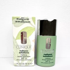 Clinique Redness Solutions Makeup SPF15 - 03 / CN28 Calming Ivory 1oz / 30ml NIB