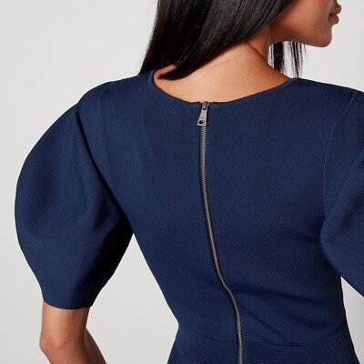 関税送料込★SALE★完売間近ラスト★TedBaker★Hayliyドレス Ted Baker Hayliy Ribbed-Jersey Mini Dress, Blue, 12 | eBay