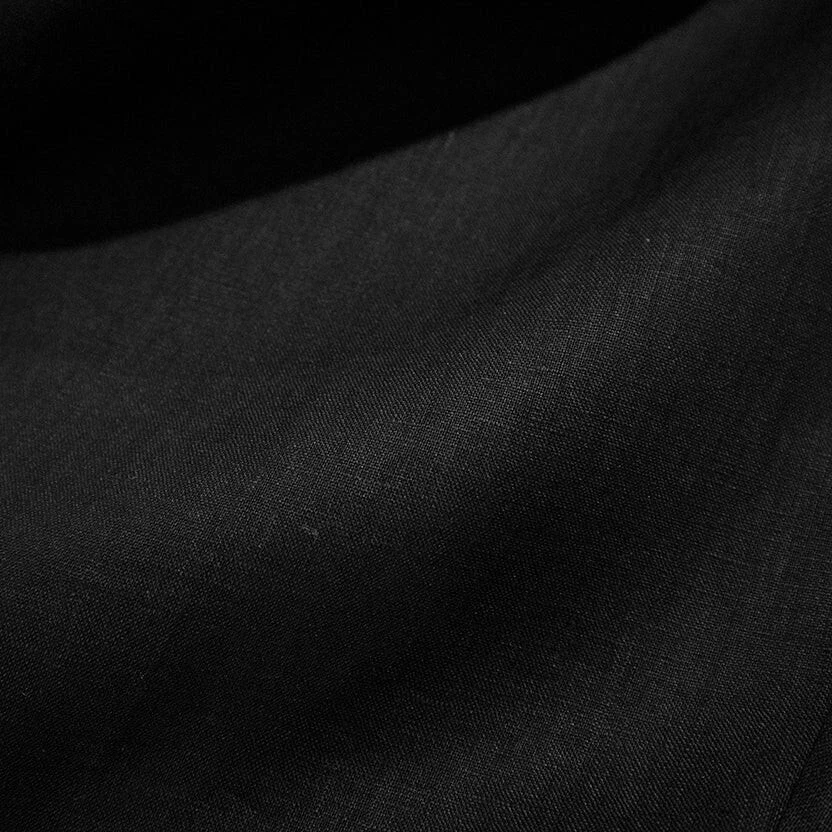 NEW Inserch Mens Solid 100% Linen Blazer Sport Jacket Slim Fit Summer Black