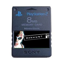 Manhunt PS2 Official Memory Card Completed Unlocked Saves