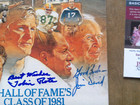 SIGNED!!! 1981 Detroit Lions GameDay PRO! HOF Tobin Rote and Jim David JSA — photo 2