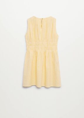 Brandneu mit Etikett Mango Mädchenkleid Gingham-Karo Baumwolle UK-Größe 11 12 Jahre UVP: 25,99 £