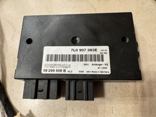2003-2010 PORSCHE CAYENNE VW TOUAREG Trailer Tow Hitch Control Module Wiring OEM - Picture 4 of 8