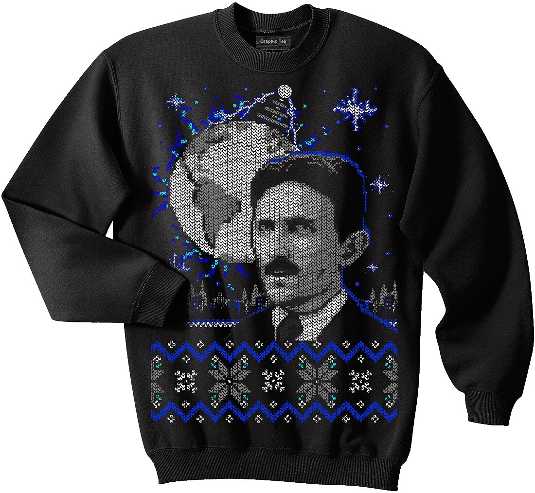 Tesla Christmas Sweater | eBay